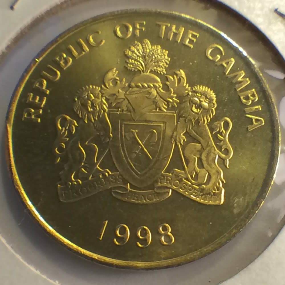 Gambia 1998  10 Bututs ( 10b ) - Reverse