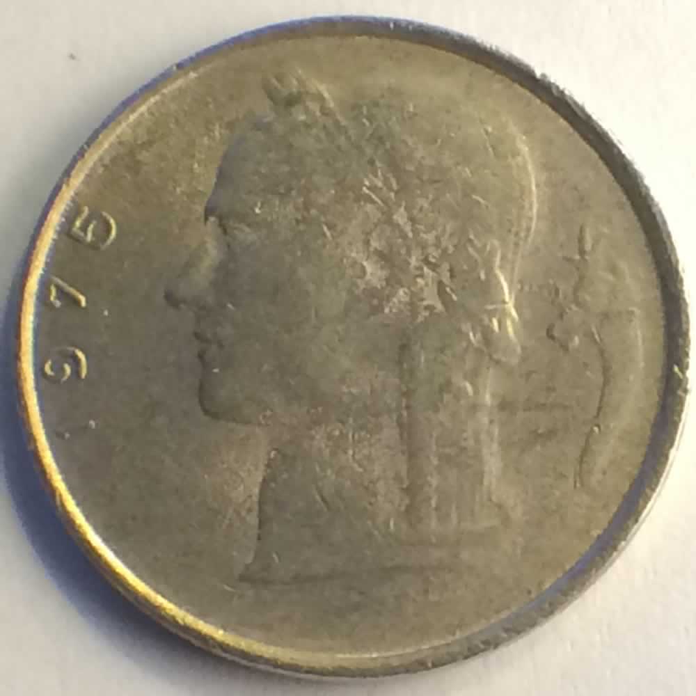 Belgium 1975  1 Franc - Dutch ( 1 BEF ) - Obverse