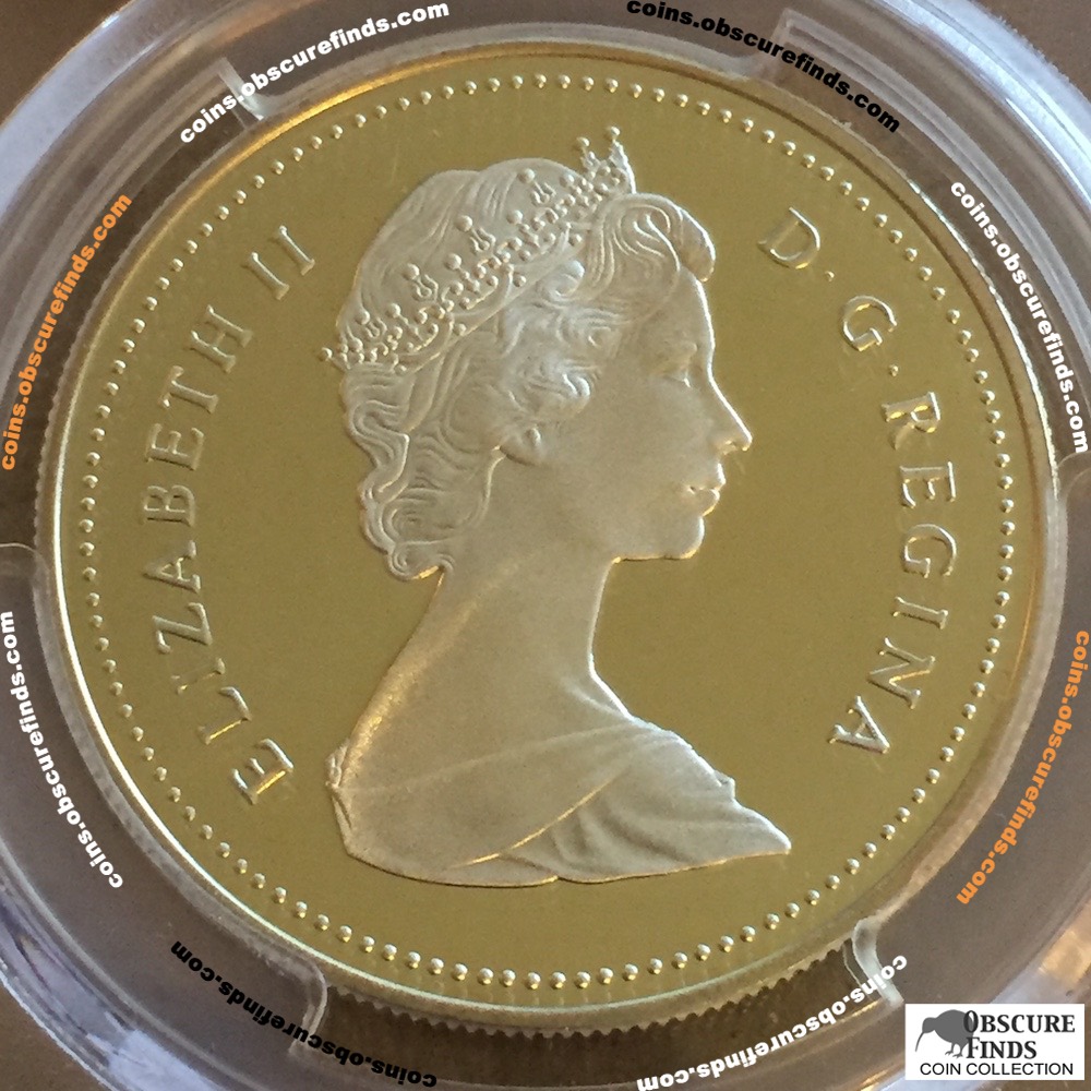 Canada 1988  PCGS St.Maurice Silver Dollar ( CS$1 ) - Reverse