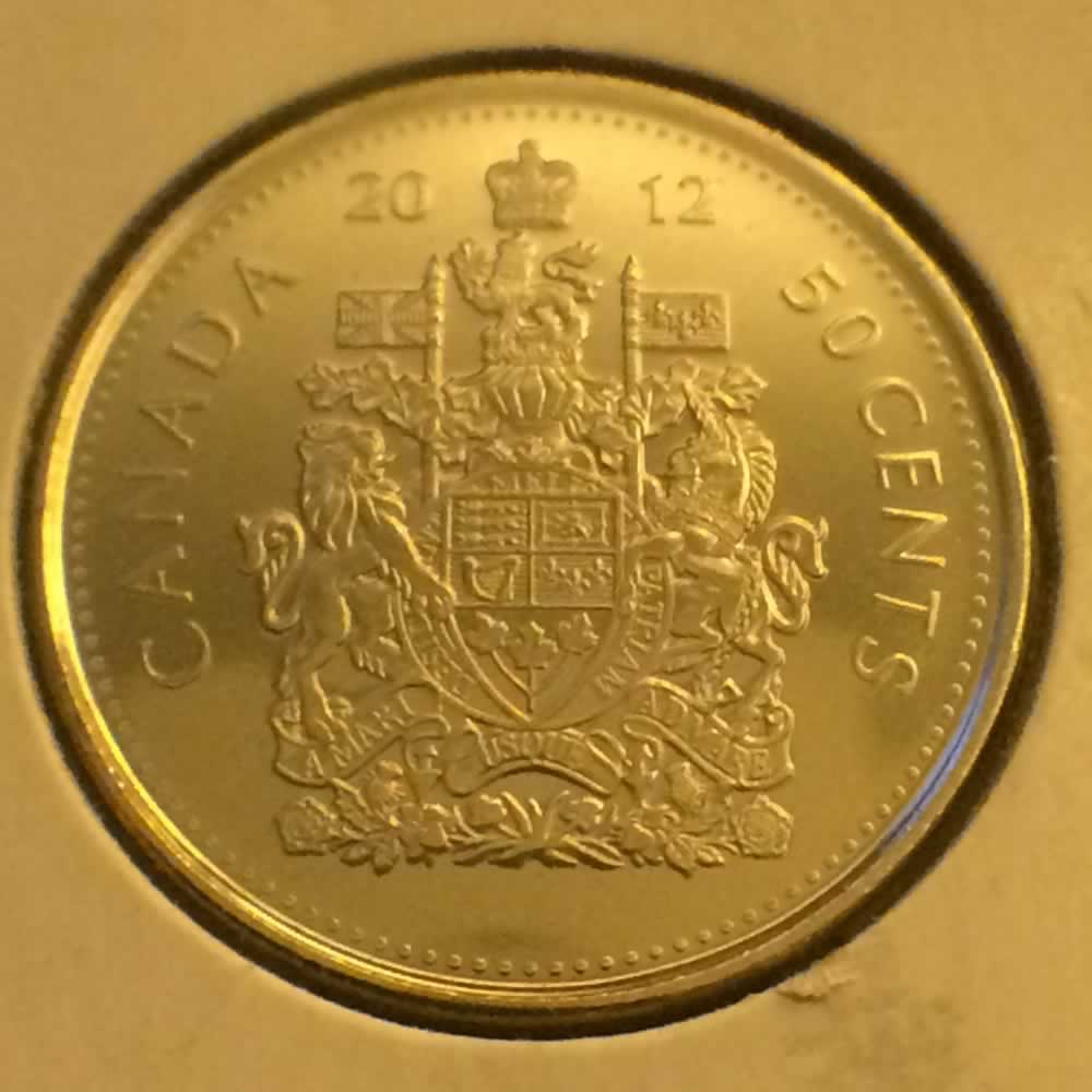 Canada 2012  Canadian 50 Cents ( C50C ) - Reverse