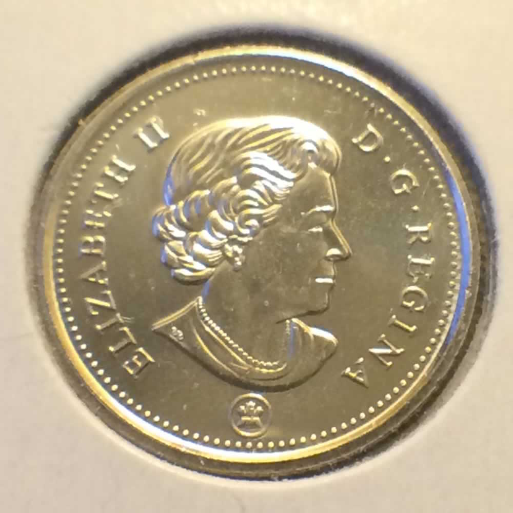 Canada 2014  Canadian Dime ( C10C ) - Obverse