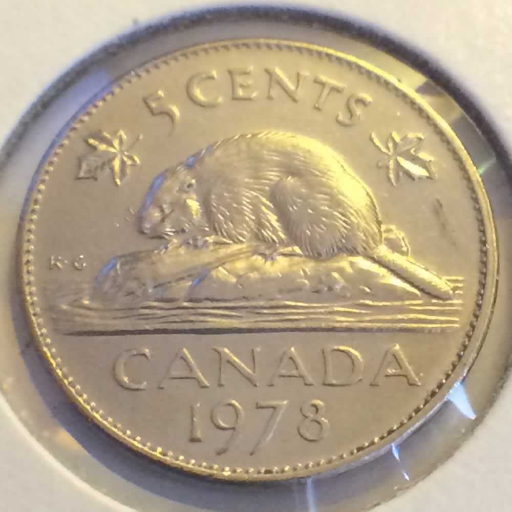 Canada 1978  Canadian Nickel ( C5C ) - Reverse