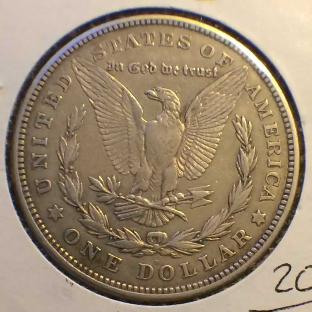 US 1921 D Morgan Dollar ( S$1 ) - Reverse