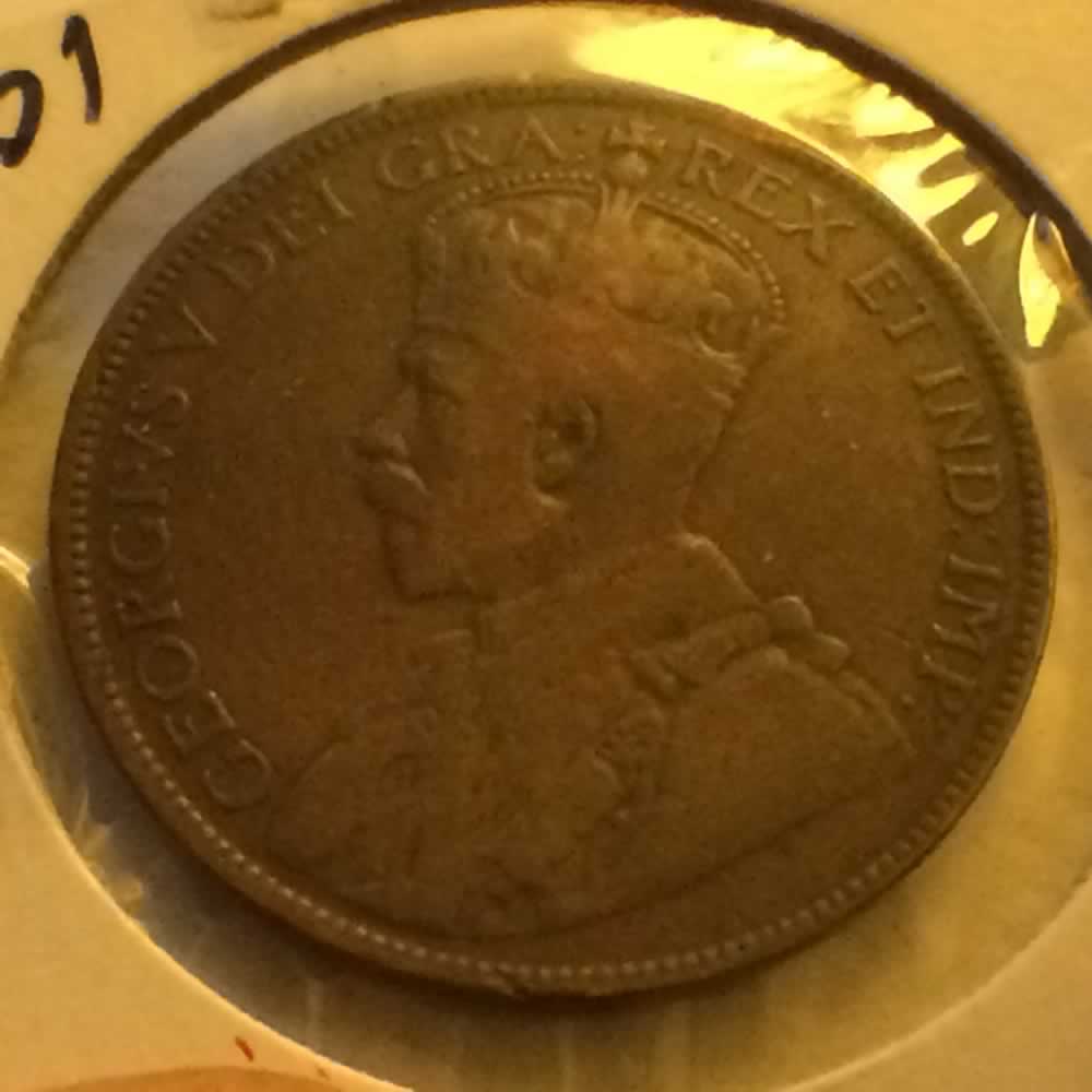 Canada 1918  Large Cent ( C1C ) - Obverse
