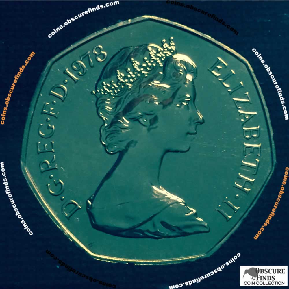 GB 1978  50 New Pence ( 50p ) - Obverse
