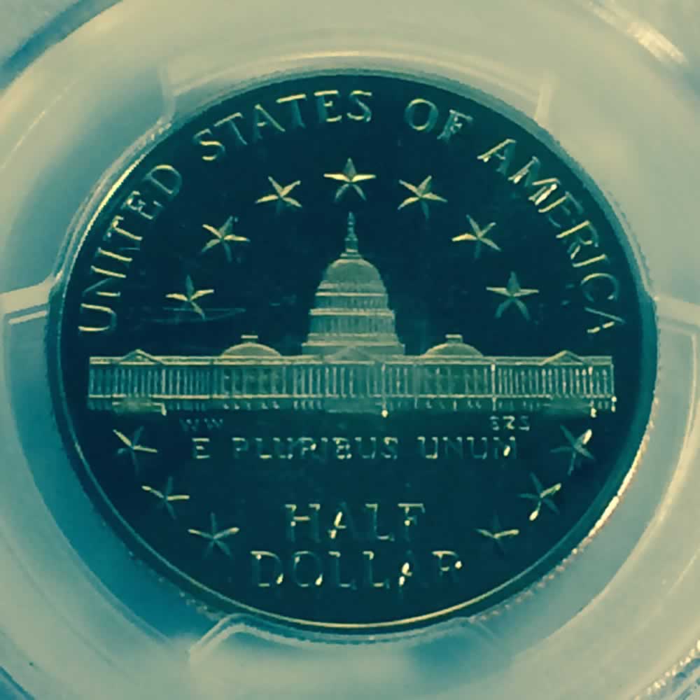 US 1989 D Congress Half Dollar ( 50C ) - Reverse