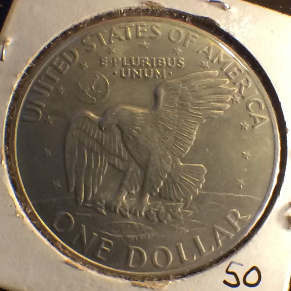 US 1972 D Eisenhower Dollar ( $1 ) - Reverse