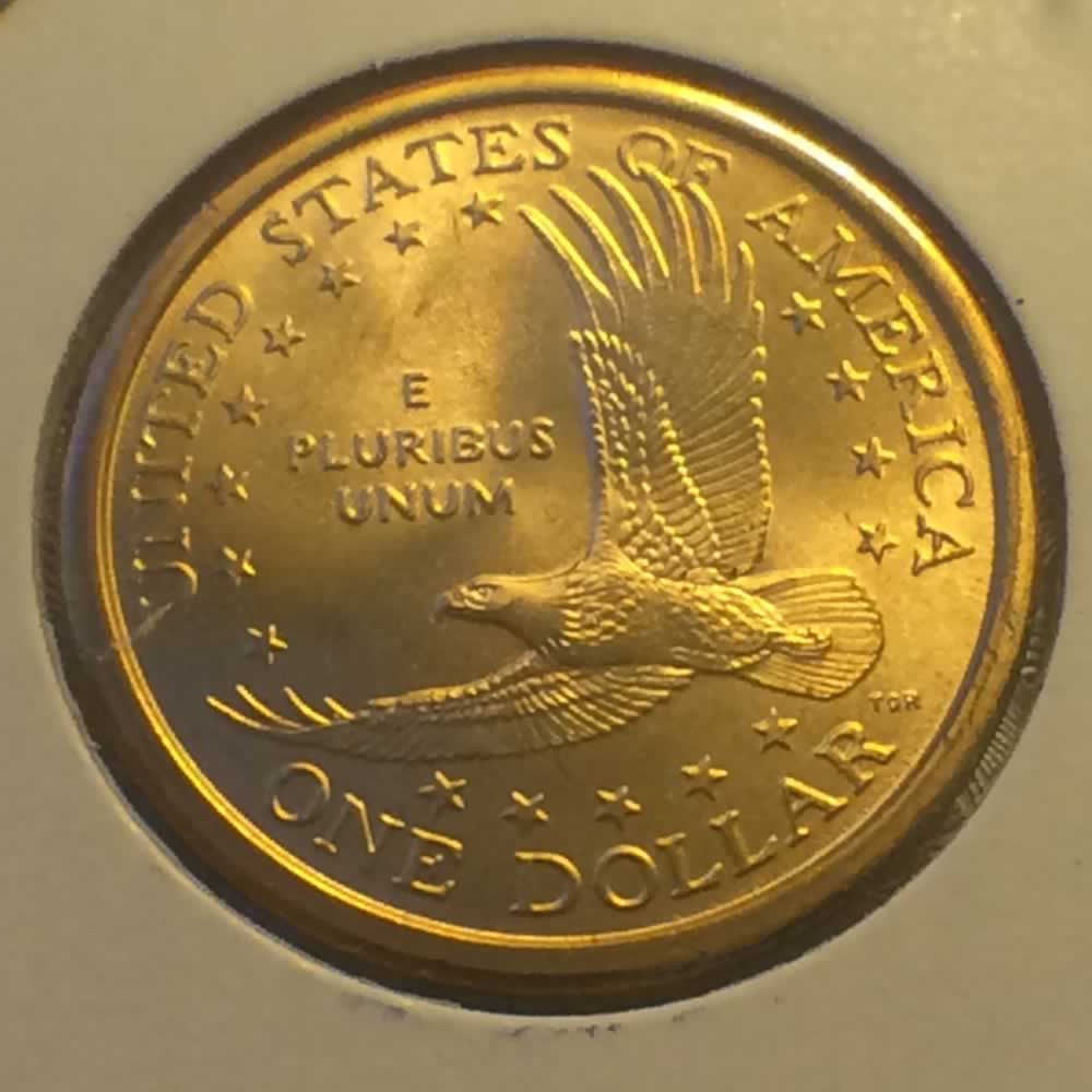 US 2000 P Sacagawea Dollar ( $1 ) - Reverse