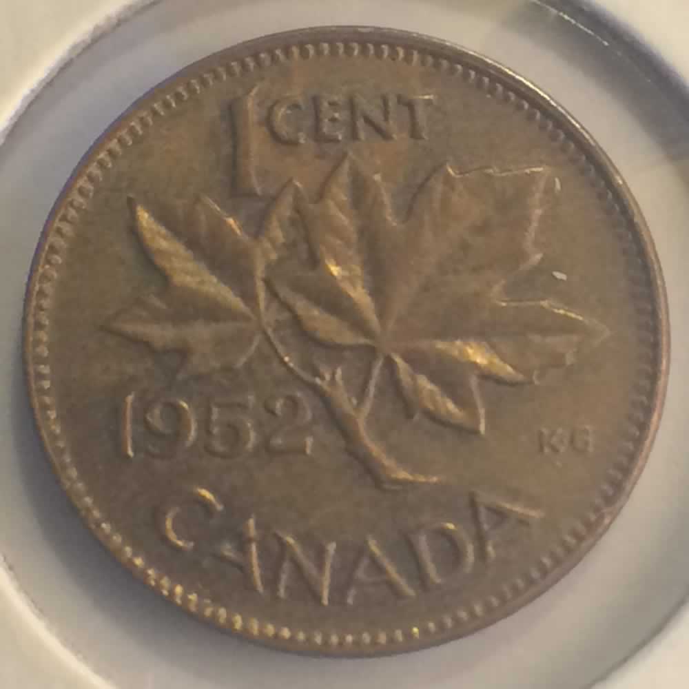Canada 1952  George VI - Canadian Cent ( C1C ) - Reverse