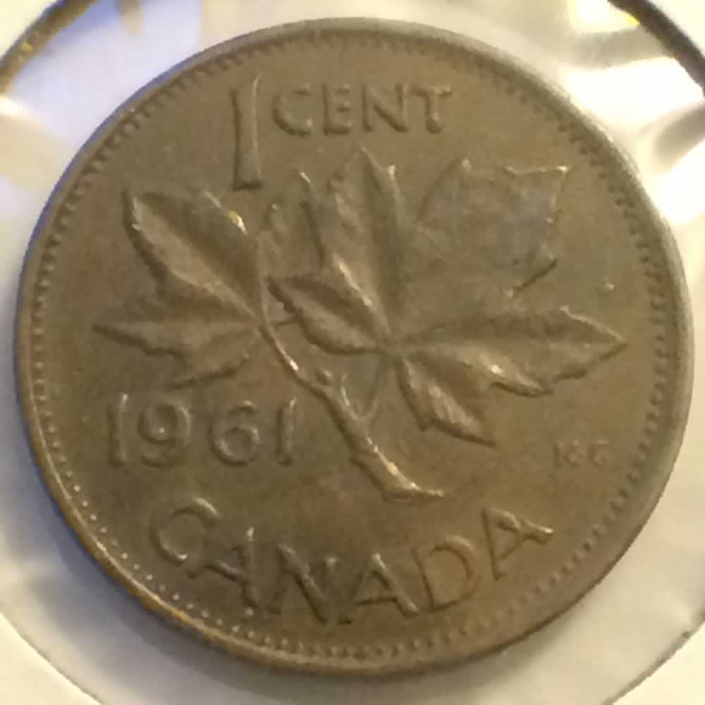 Canada 1961  Canadian Cent ( C1C ) - Reverse