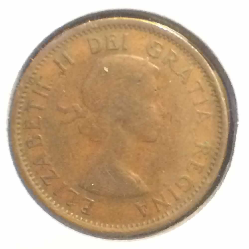 Canada 1956  Canadian 1 Cent ( C1C ) - Obverse