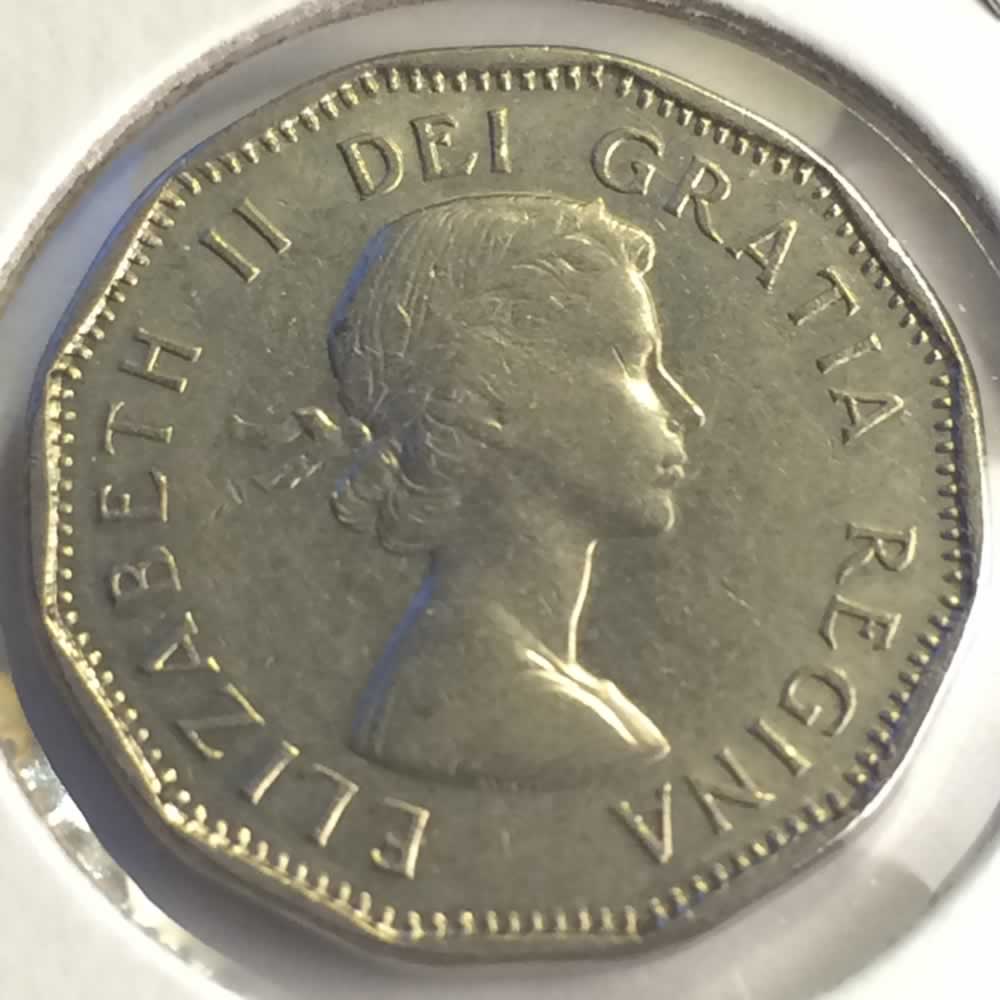 Canada 1962  Canadian Five Cent - Error ( C5C ) - Obverse