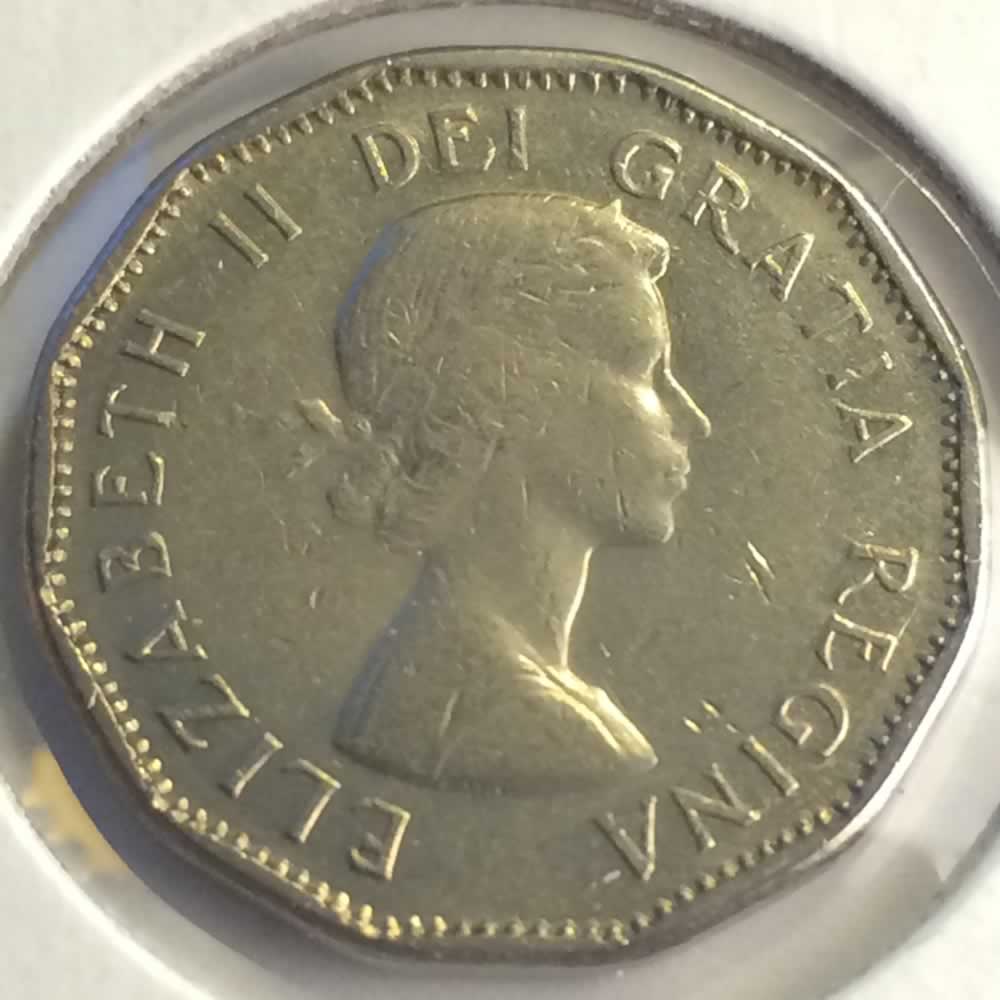 Canada 1958  Canadian Five Cent ( C5C ) - Obverse