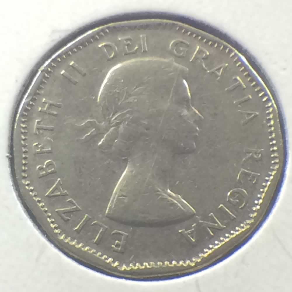 Canada 1958  Canadian 5 Cents ( C5C ) - Obverse