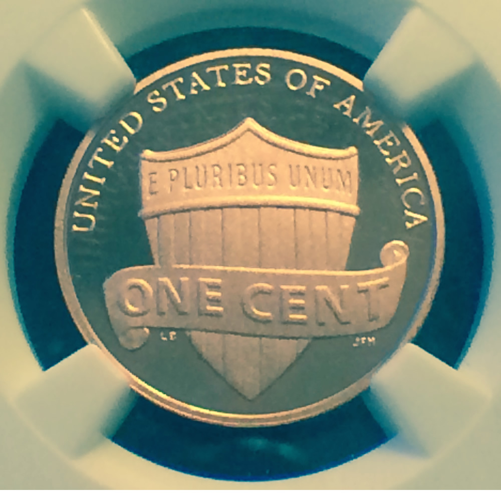 US 2014 S Union Shield Penny ( 1C ) - Reverse